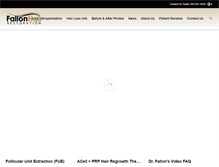 Tablet Screenshot of fallonhairrestoration.com